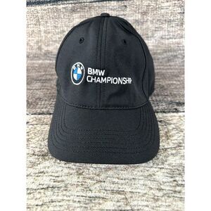 BMW Championship Ahead Performance Adjustable Hat Cap Wells Fargo Black